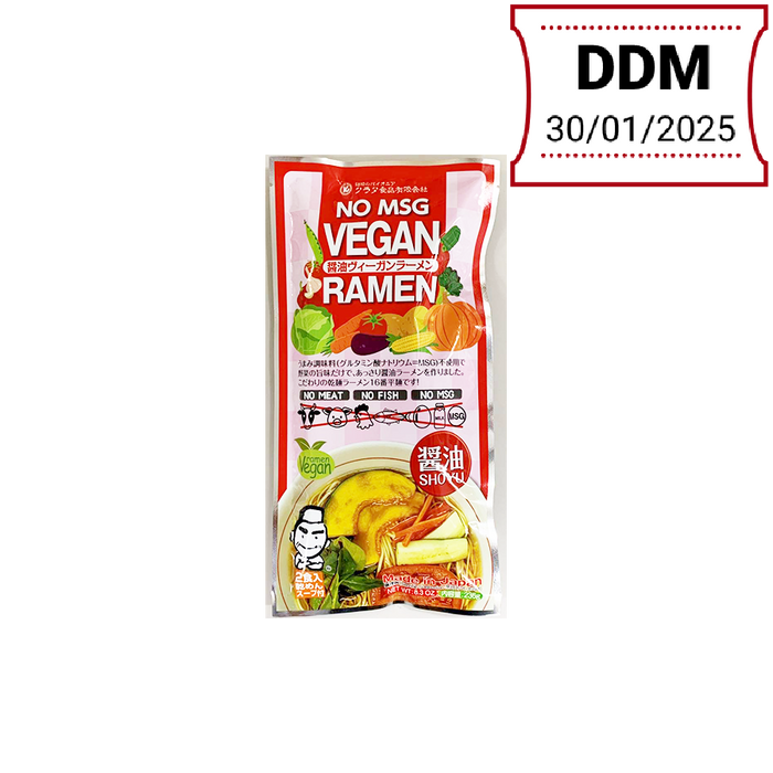 Noodles Ramen Vegetal Sauce Soy 236G DDM 30/01/2025