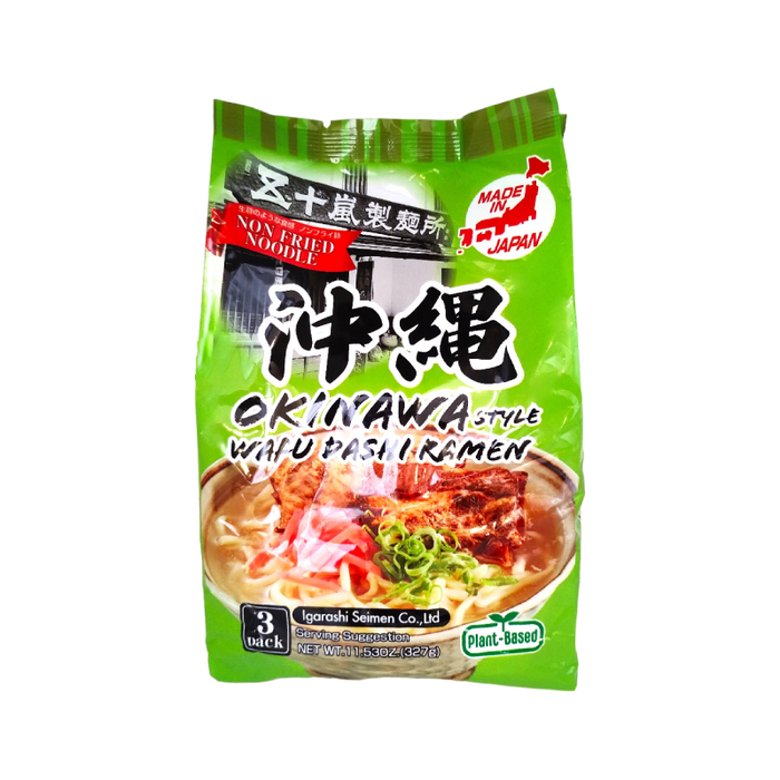 Igarashi seimen - Ramen vegan au Dashi façon Okinawa 3x109 g