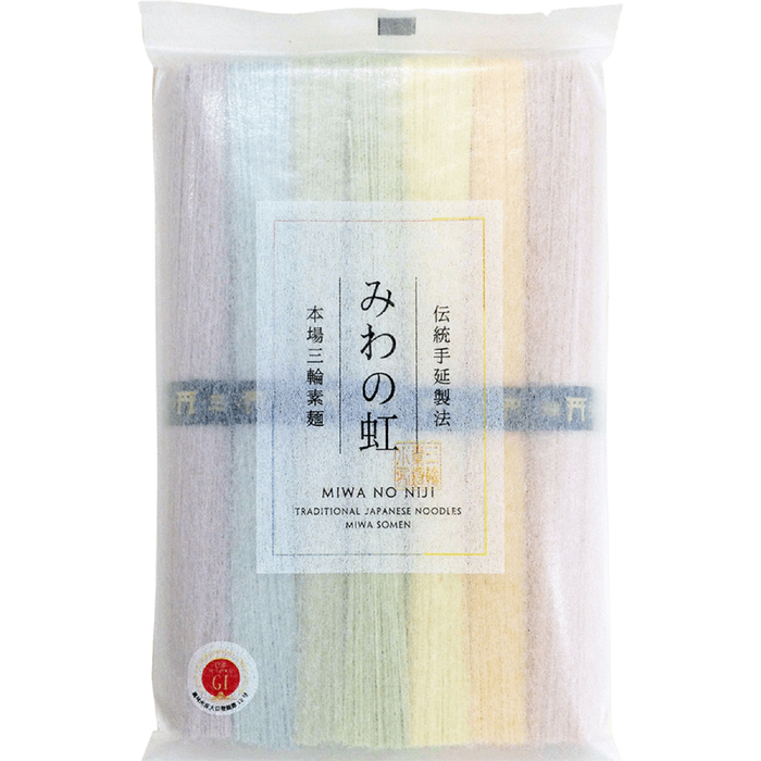 Miwa Somen Konishi - Nouilles aux couleurs de Arc-en-ciel 7x50g