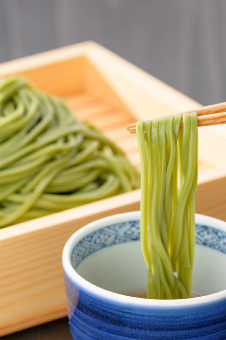 Ogawa seimen - Soba à la saveur de thé vert 3x160g