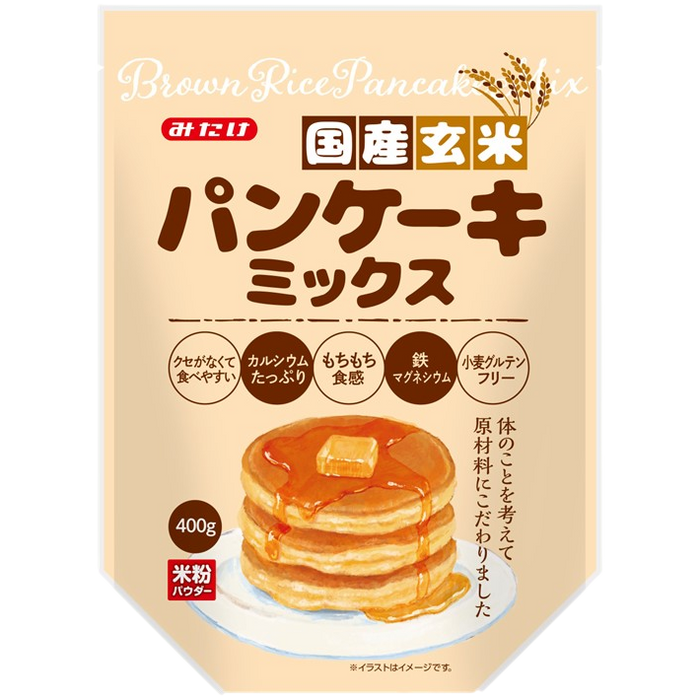 Mitake - Pancakes au riz brun Kokusan 400g