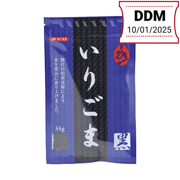 Mitake - Graine de sésame noir grillé 55g DDM 10/01/2025