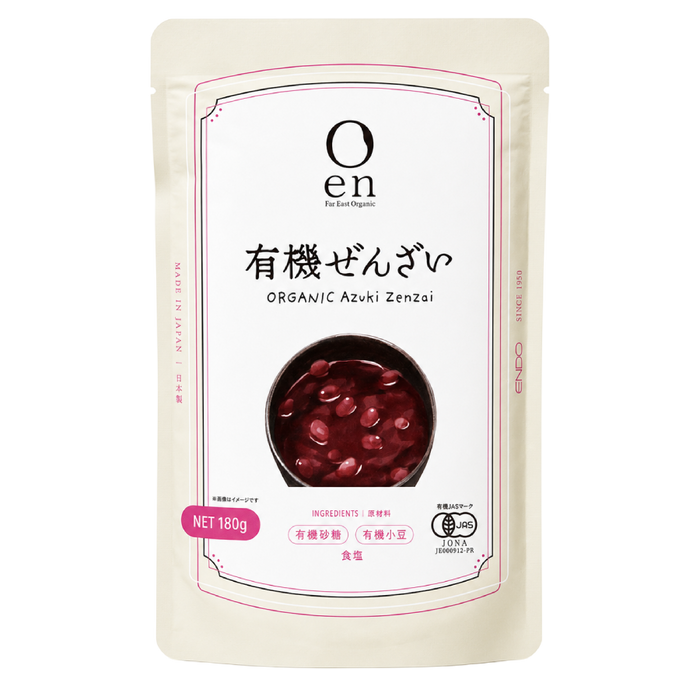 遠藤製餡　ｅｎ有機ぜんざい　ＪＡＳ 180g