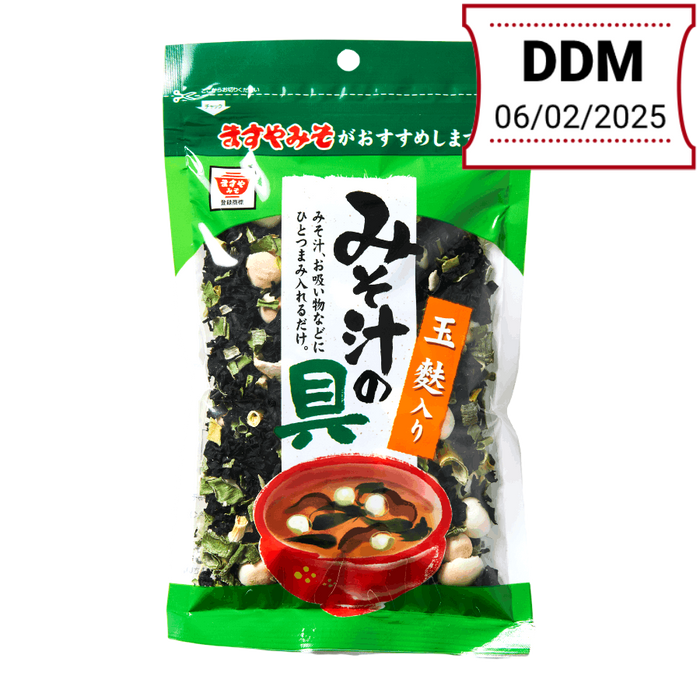 Masuya Miso - Instant Ingredients for Miso Soup 30g  DDM 06/02/2025