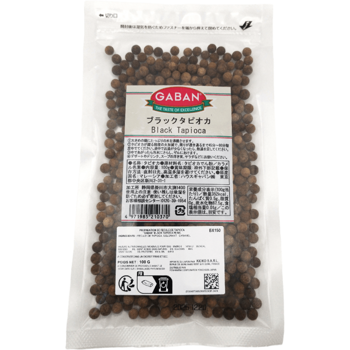 Gaban - Perle de tapioca noir 100g