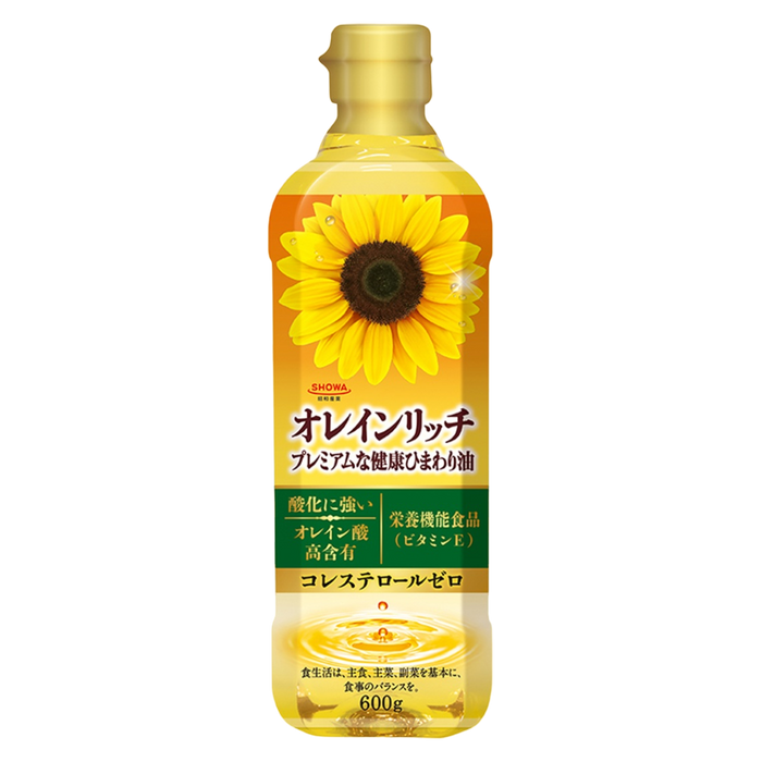 Showa - Huile de Tournesol Riche en Oléine 600g