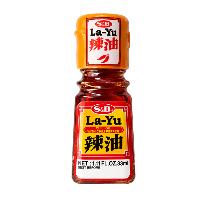 S&B - Aceite picante La-Yu con trozos de chile 33 ml