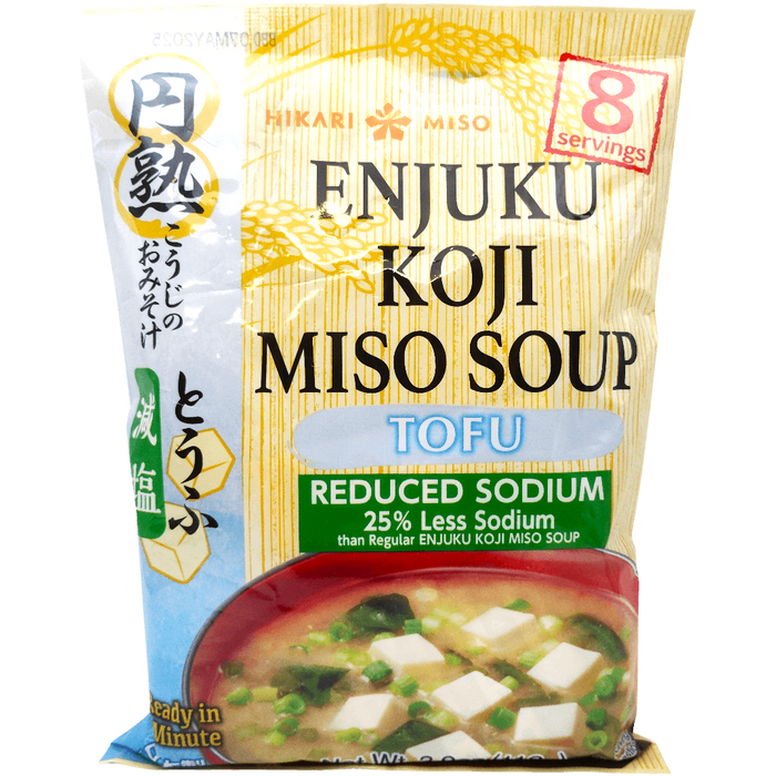 Hikari Miso - Soupe de Miso Enjuku Koji au Tofu Faible en sodium 8x14g