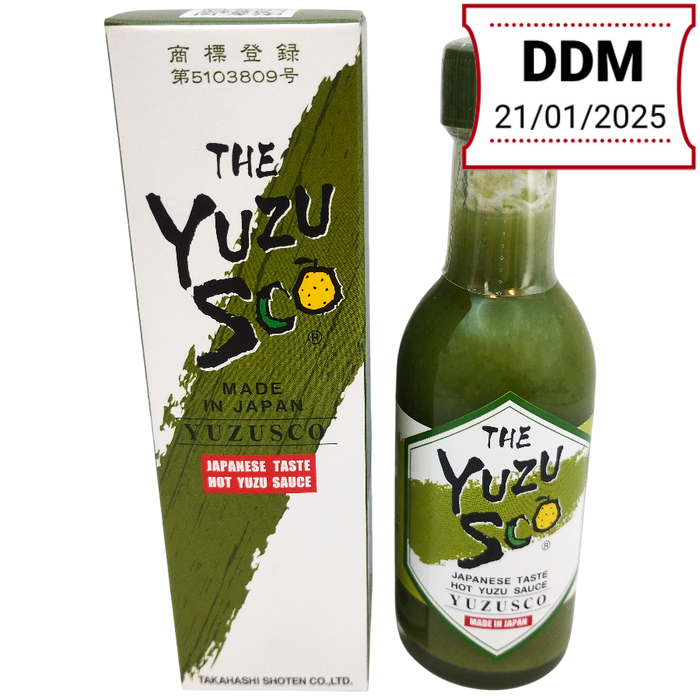 Takahashi Shoten -yuzusco sauce Pimentée au Yuzu 75g DDM 21/01/2025