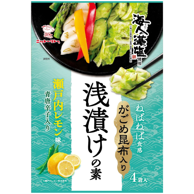 Nitto Shokuhin - Marinades de type Asazuke 4x5g