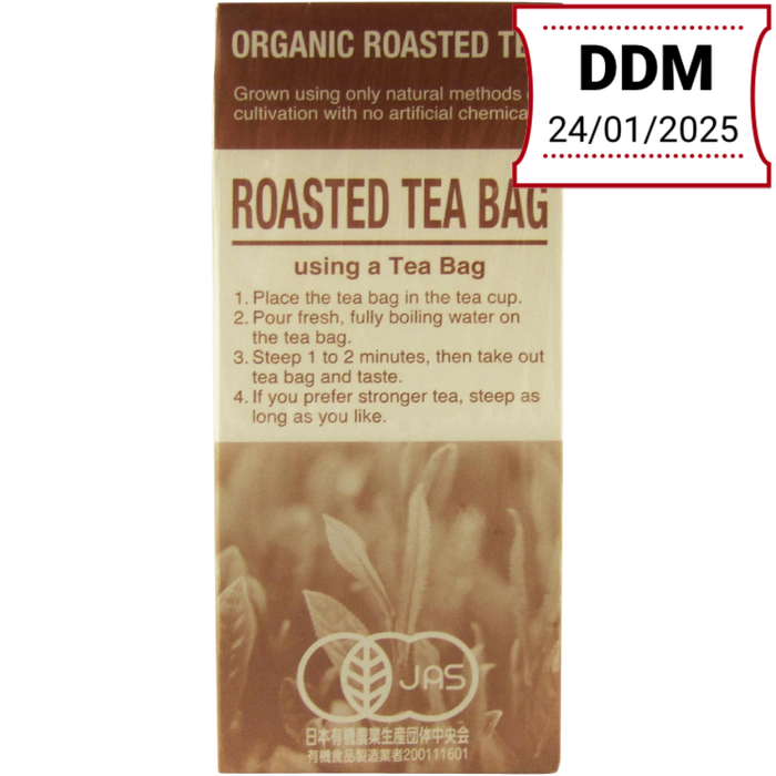 Thé Japonais Hojicha Muno-Yaku Houjicha Tea Bag Hako-Iri - 20X1.5G DDM 24/01/2025