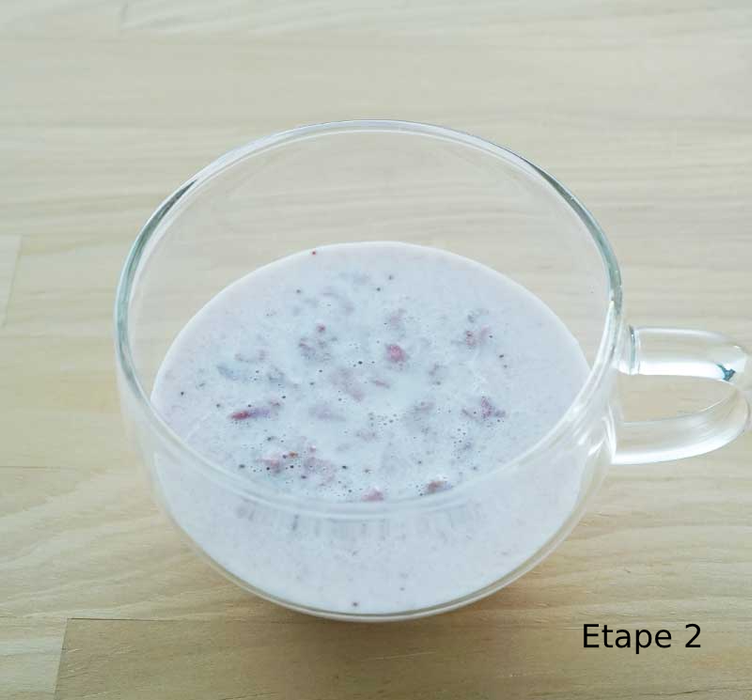 Azusacfoods - Préparation dessert aux morceaux de fraises 2x8g