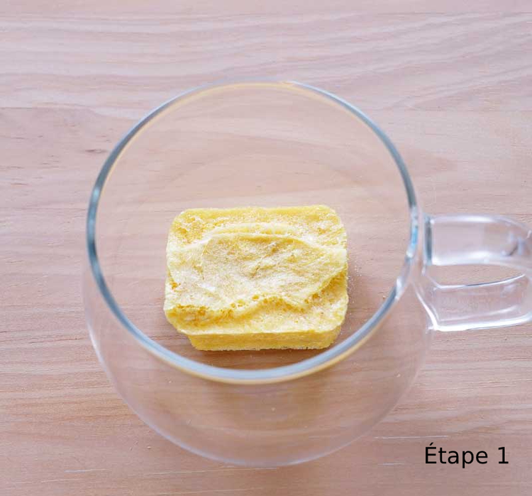 Azusac Foods - Préparation dessert avec morceaux de pêches 2x8g