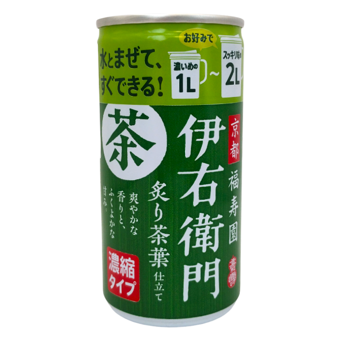 Suntory - Iyemon Thé Vert Grillé Concentré Canette 185g