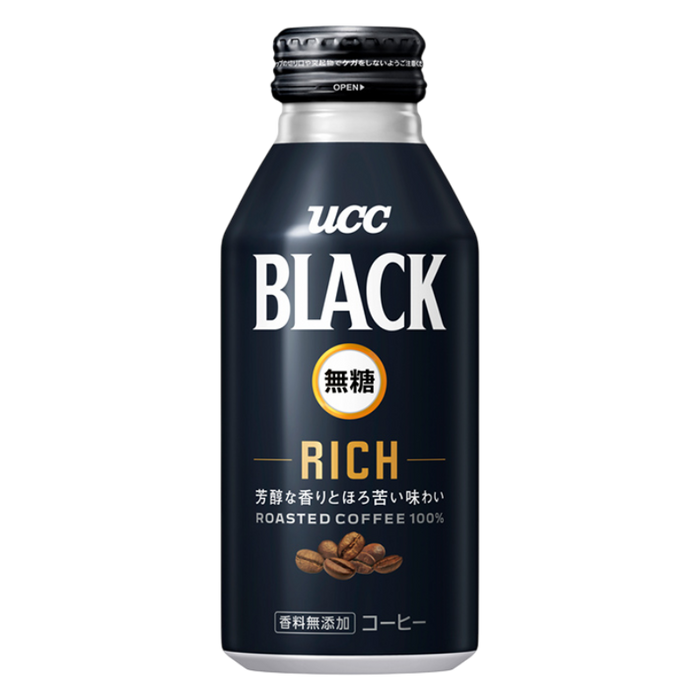 UCC - Café sans sucre BLACK RICH 375g