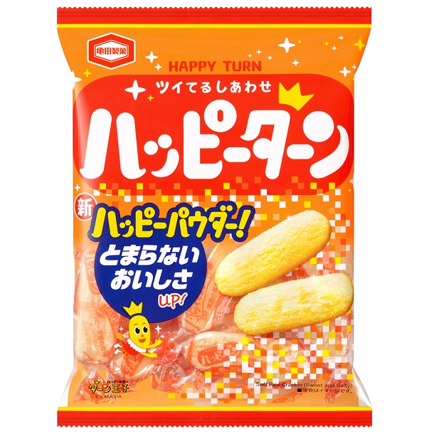 Kameda  - Crackers de riz individuels Happy Turn 96g