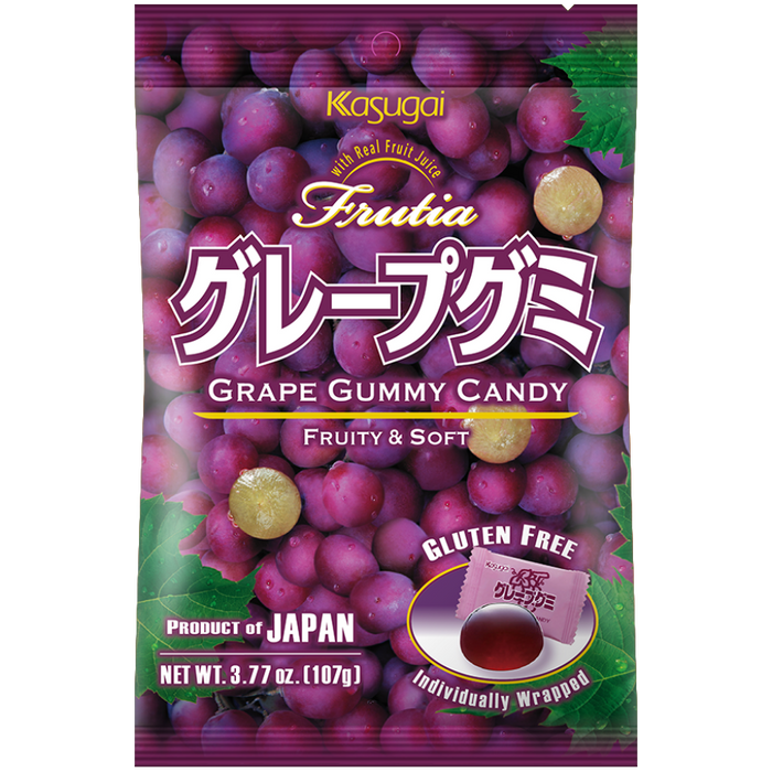 Kasugai - Bonbon gélifié au parfum de raisin 107g