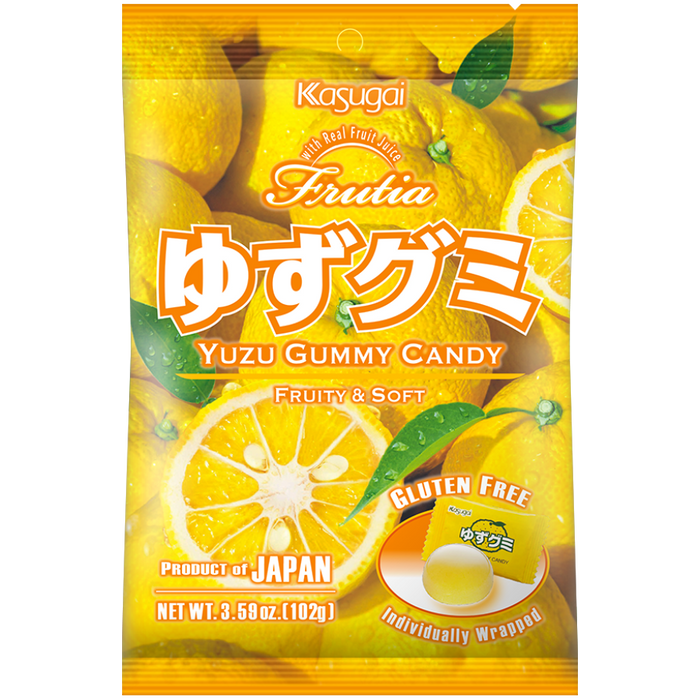 Kasugai - Bonbon gélifié au parfum de yuzu 102g