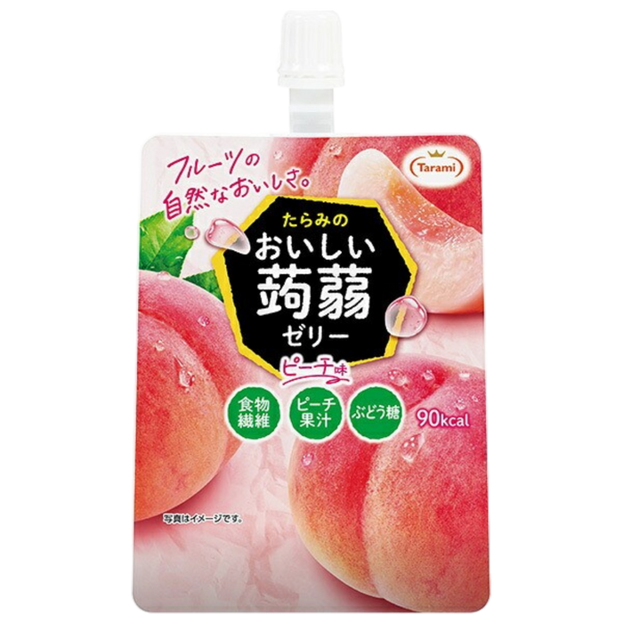たらみ　おいしい蒟蒻ゼリーピーチ味 150g