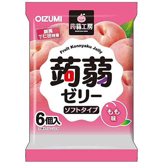 Konnyaku - Peach konjac jelly 102g