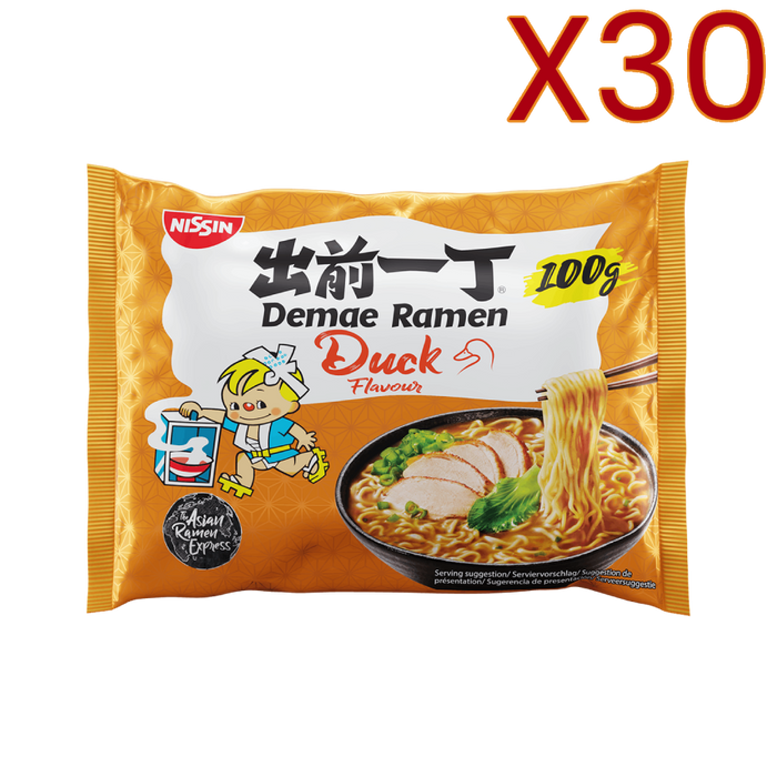 Nissin - Nouilles Ramen Demae Canard 100G/500ml X30 BUNDLE