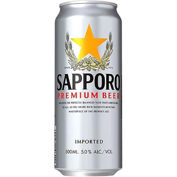 Sapporo - Bière premium beer canette 50cl