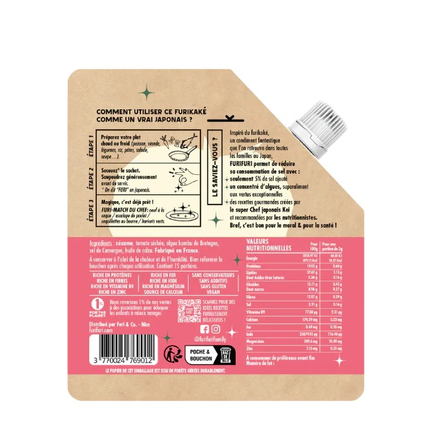 Furi&Co - Furifuri furikake Tomate 45g