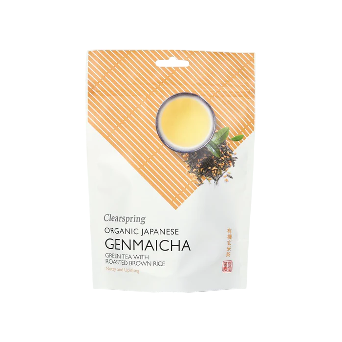 Clearspring - Thé Genmaicha Japonais Bio en Feuilles 90g
