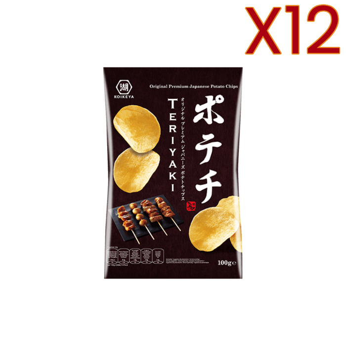 Koikeya - Chips Teriyaki 100g x12 BUNDLE