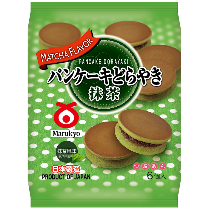 Marukyo - Pancake Dorayaki Matcha 310g