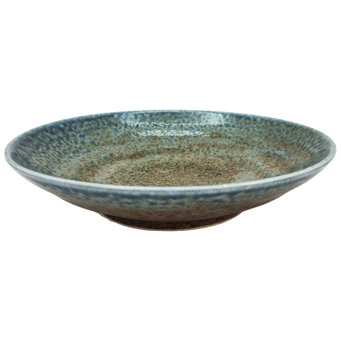 Porcelain dish Gradient rust green 22.7 x 5.2 cm