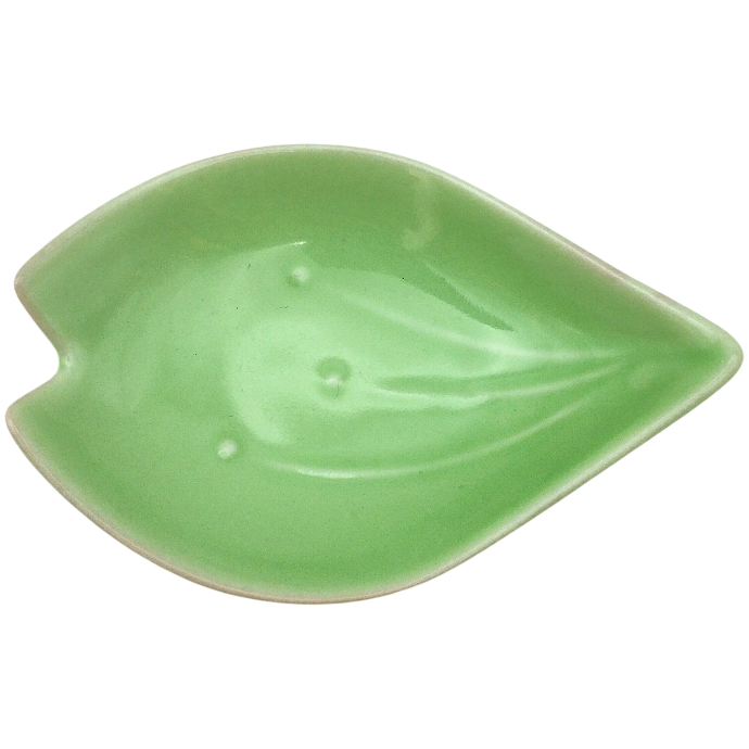 Petit plat Fleur de cerisier vert Hiwa 8.6×5.7x1.6 cm
