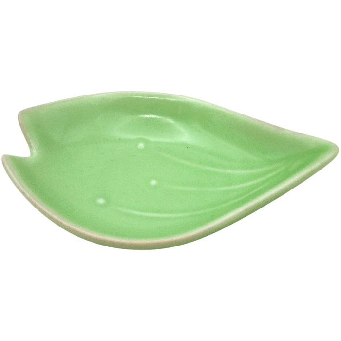 Petit plat Fleur de cerisier vert Hiwa 8.6×5.7x1.6 cm