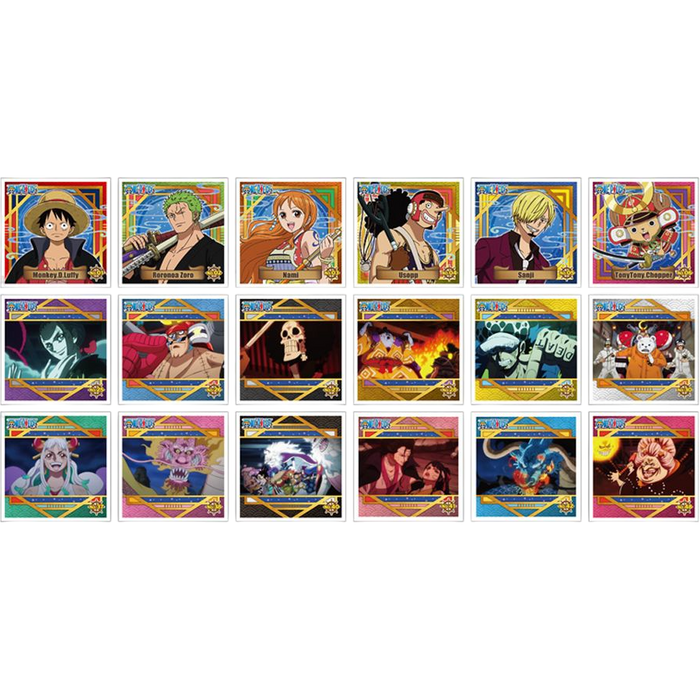 Collection de stickers One Piece – Arc Pays des Wa