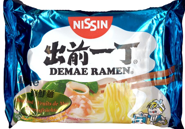 Nissin - Nouilles Ramen Demae fruits de mer 100g/500ml