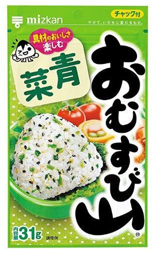 Mizkan - Condiment pour Omusubi boulette de riz légume vert 31g