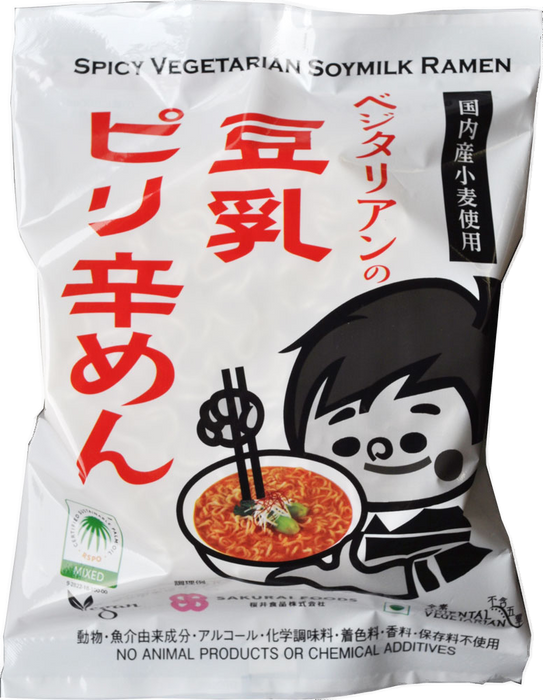 Sakurai Shokuhin - Ramen épicées lait de soja végétarien 138g