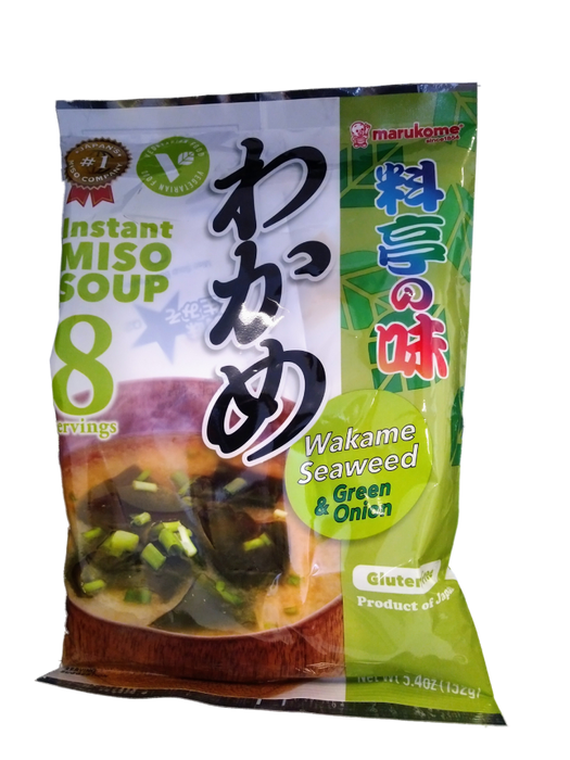 Marukome - Soupe Miso Instantané Ryotei no Aji Algues Wakame 8p 152g