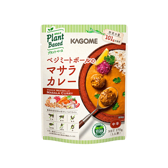 Kagome - Curry masala végétarien avec boule de légumes 170g