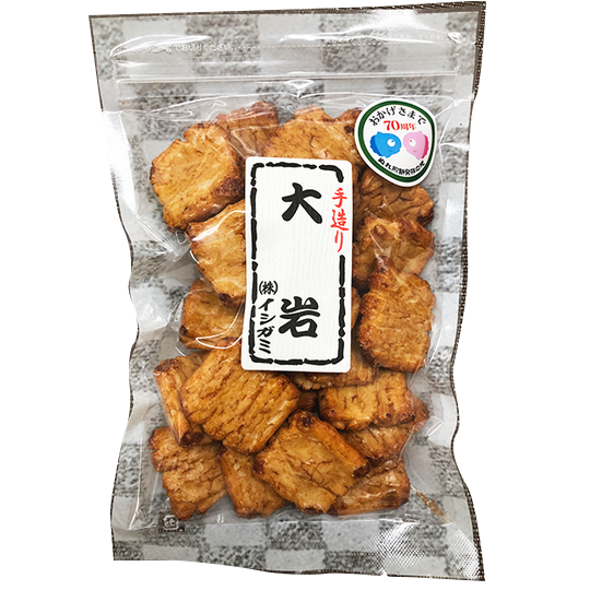 Ishigami - Senbei square Oiwa 120g